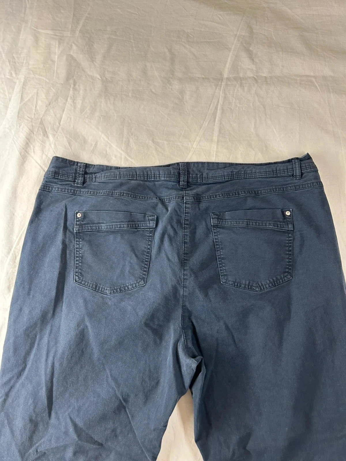 Rechte marineblauwe jeans Canda – photo 14